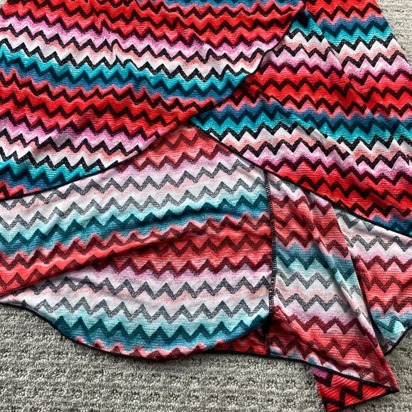 Guilty Women's Mini Tube Top Dress Size Large L Multicolor Colorful Strapless - Picture 2 of 9